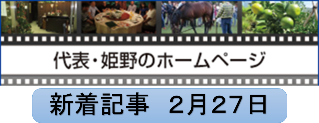 代表・姫野のホームページ